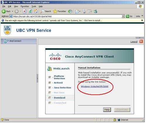 Vista Client Vpn Setup