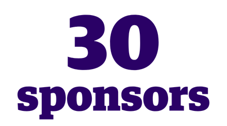 30 sponsors
