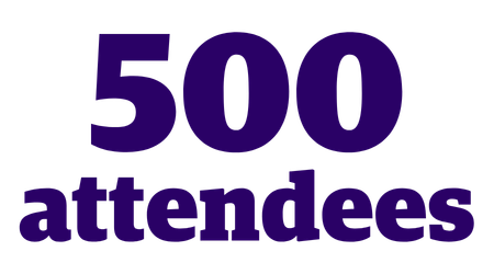 500 attendees