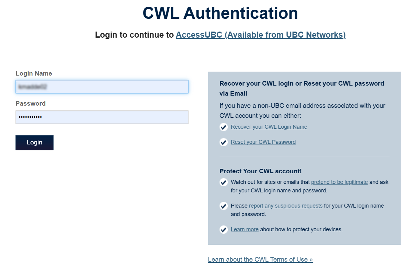 login
