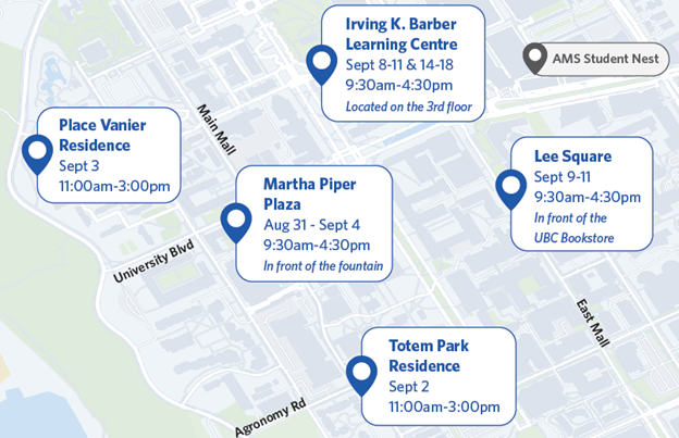 UBC IT Helpdesk Map 2026