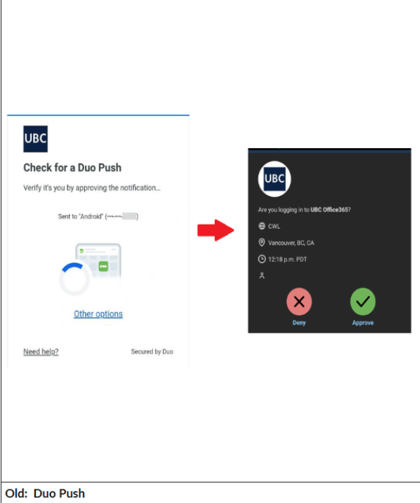 screenshot of single tap verification