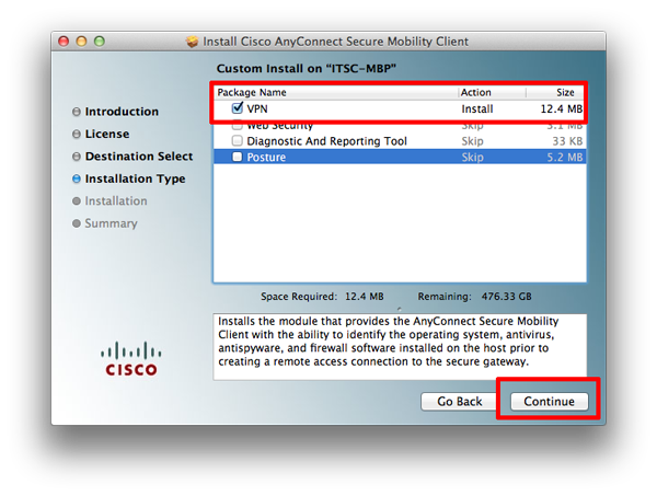 cisco anyconnect secure mobility client download u of az