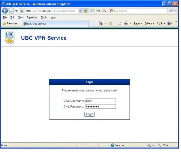 Ubc Cwl Authentication